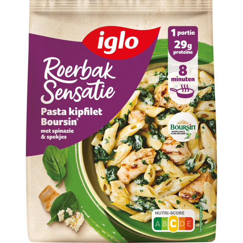 Een afbeelding van Iglo Roerbak sensatie pasta kipfilet