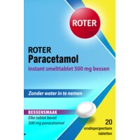 Een afbeelding van Roter Paracetamol 500 mg smelttabletten