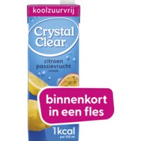 Een afbeelding van Crystal Clear Citroen- en passievruchtsmaak