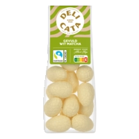 Delicata Paaseitjes gevuld wit matcha