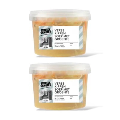 pdp-image-Streeckgenoten Kippensoep met groente 2-pack