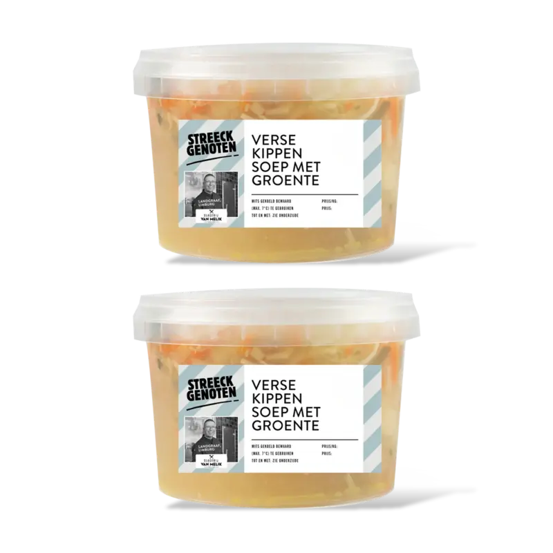 Kippensoep met groente 2-pack