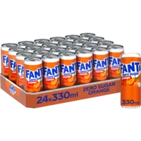 Fanta Orange zero sugar tray