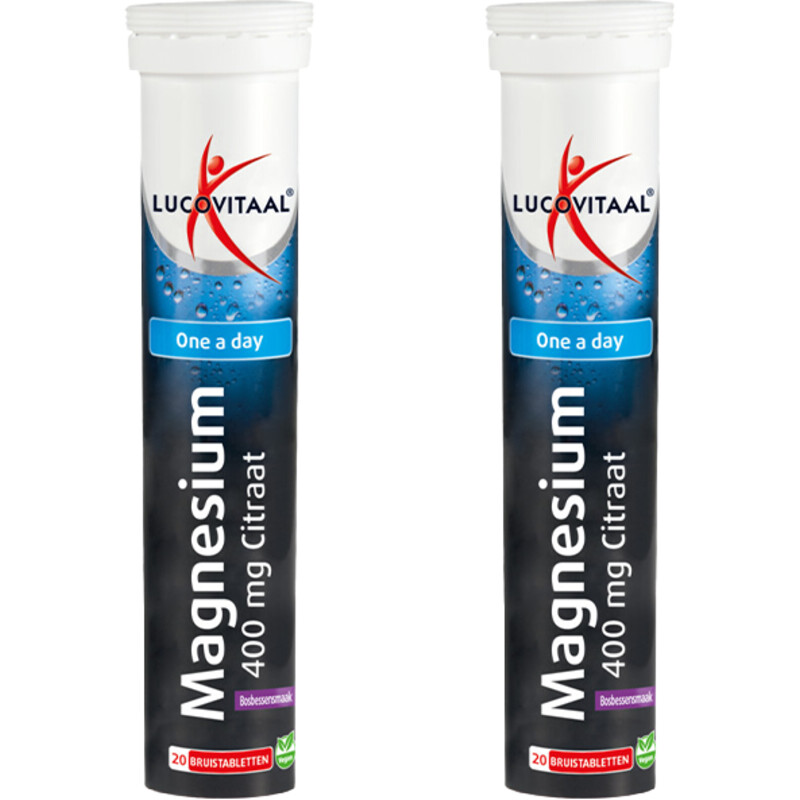 Een afbeelding van Lucovitaal Magnesium citraat tabletten 2-pack