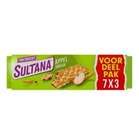 Sultana Fruitbiscuit appel voordeelpak