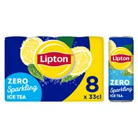 Lipton ice tea zero 8pk BEL
