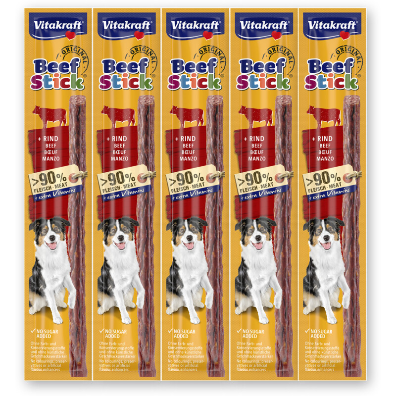 Vitakraft Beefstick rund 5-pack