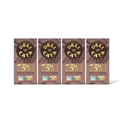 pdp-image-Delicata Reep puur 75% cacao 4-pack