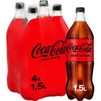 Een afbeelding van Coca-Cola Zero sugar 4-pack