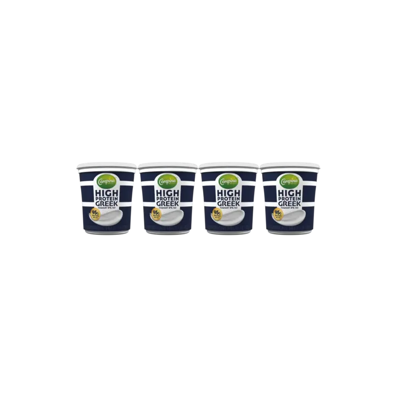 Campina High protein Greek yoghurt 5% fat 4-pack