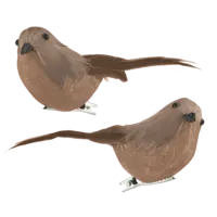 AH Excellent Vogeltjes op clip bruin