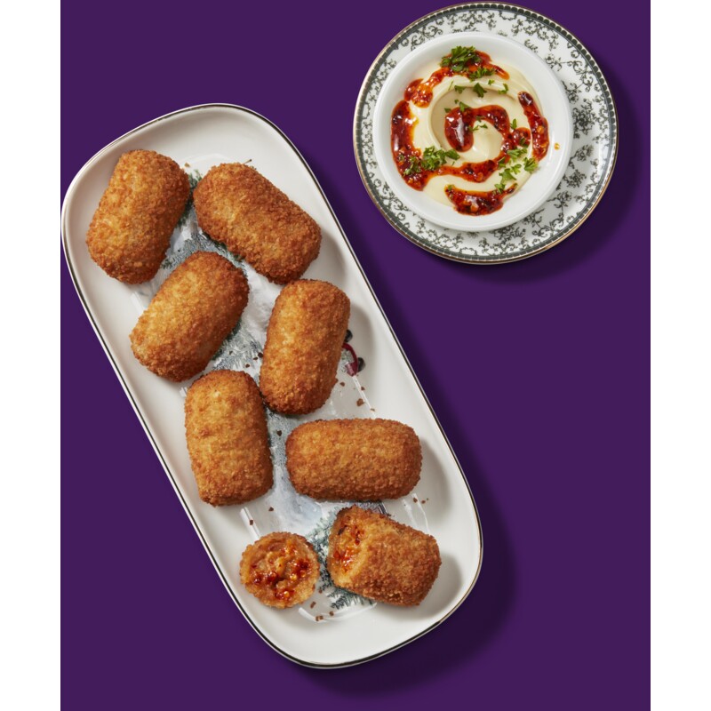 Een afbeelding van AH Excellent Crispy chili oil kroketjes