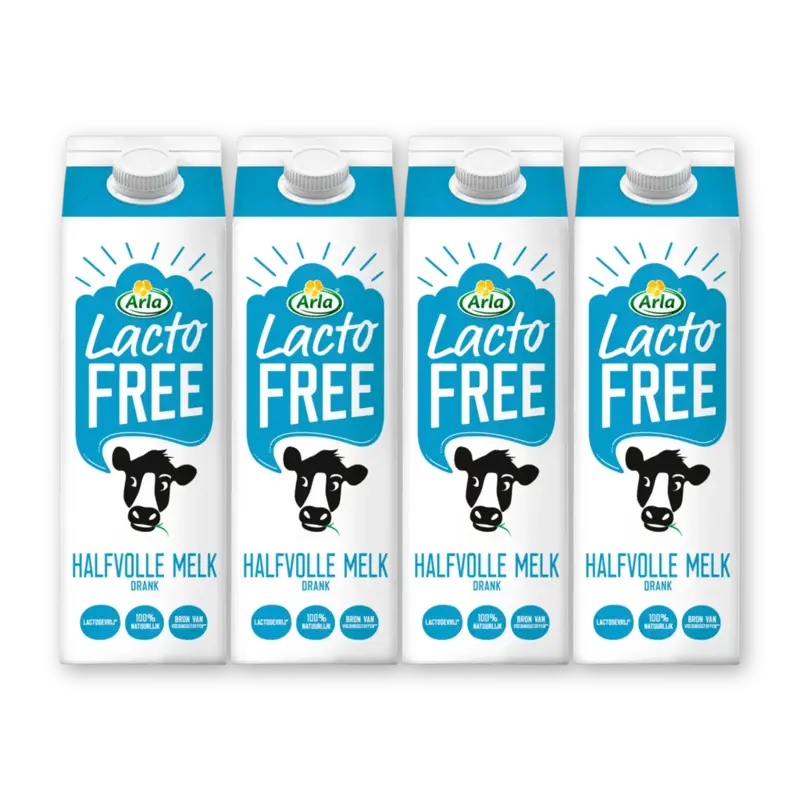 Lactofree halfvolle melk 4-pack