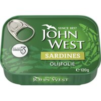 Een afbeelding van John West Sardines olijfolie