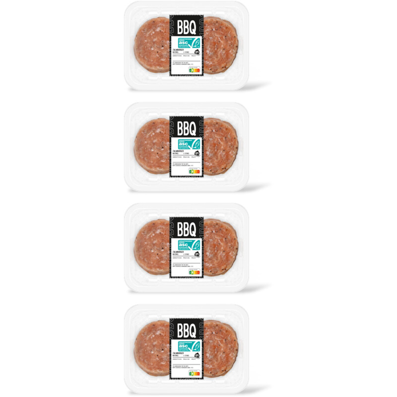 AH Zalmburger naturel 4-pack
