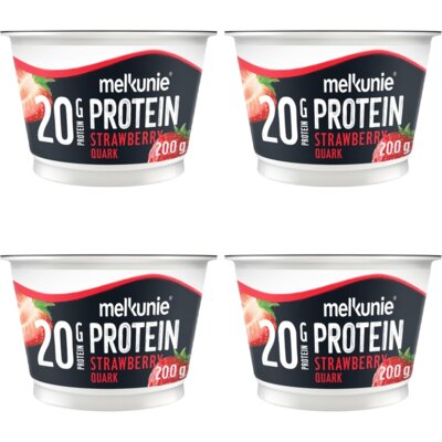 pdp-image-Melkunie Protein aardbei kwark 4-pack