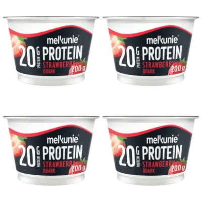 pdp-image-Melkunie Protein aardbei kwark 4-pack
