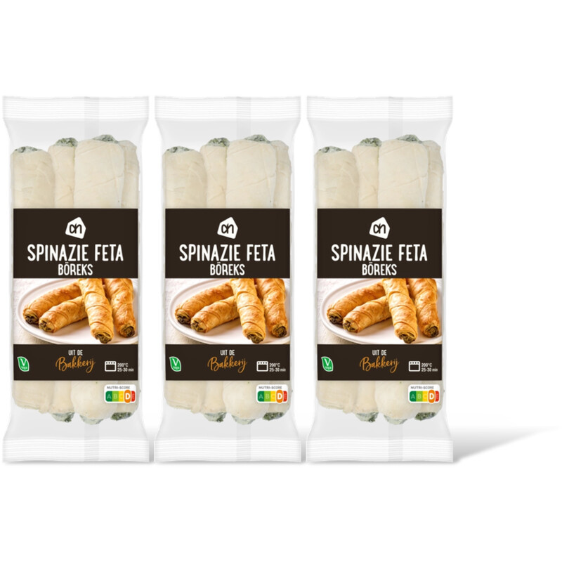AH Diepvries spinazie feta boreks 3-pack