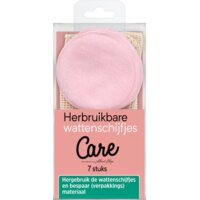 Een afbeelding van Care Re-usable cotton wattenschijfjes