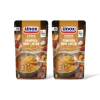 Unox Pompoen rode linzensoep 2-pack