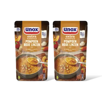 pdp-image-Unox Pompoen rode linzensoep 2-pack