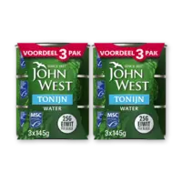 John West Tonijn in water 3-pack 2-pack