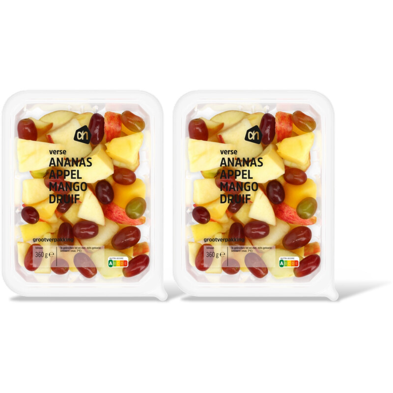 AH Verse ananas, appel grootverpakking 2-pk