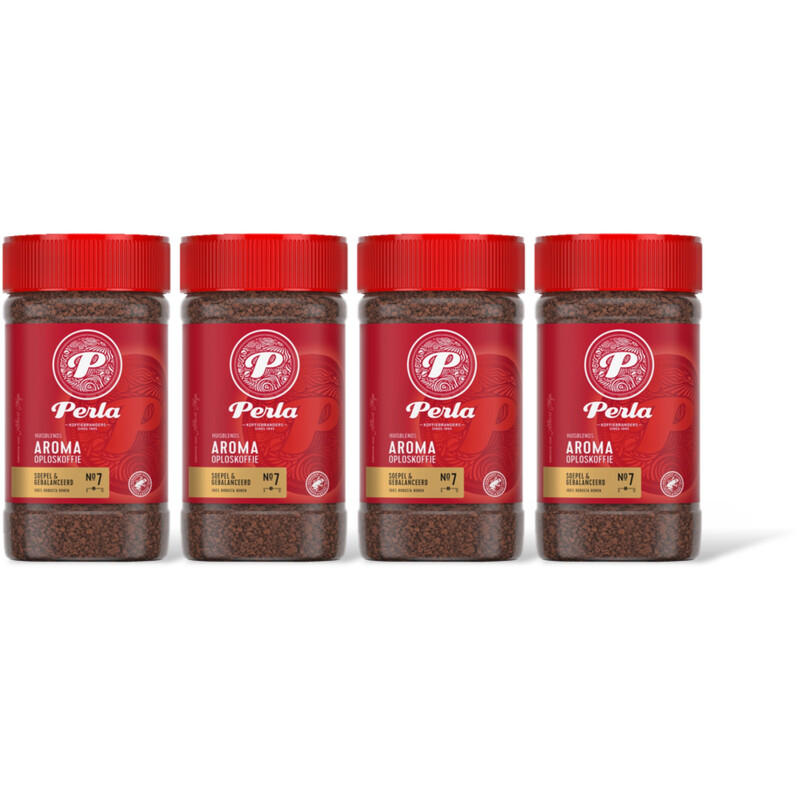 Perla Huisblends Aroma oploskoffie 4-pack