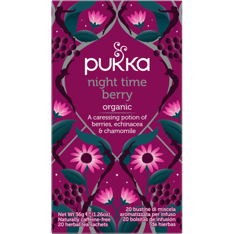 Een afbeelding van Pukka Night time berry