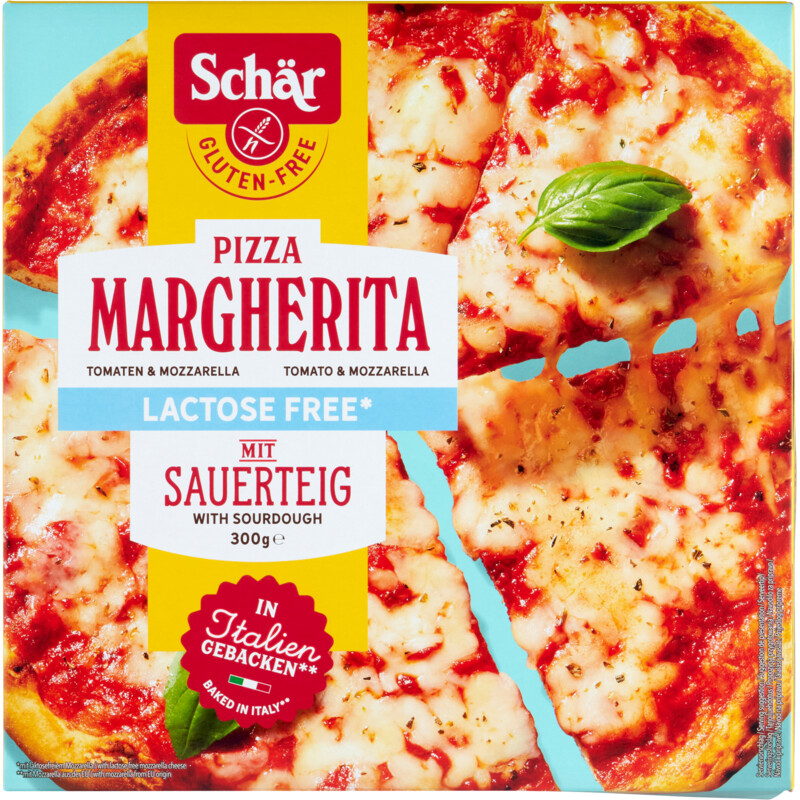 Schär Pizza margherita lactosevrij glutenvrij