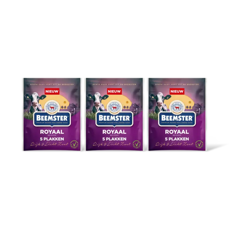 Beemster Royaal belegen plakken 3-pack