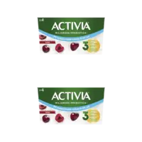 Activia Yoghurt kers 0% 2-pack