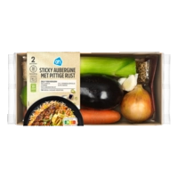 AH Sticky aubergine met rijst verspakket
