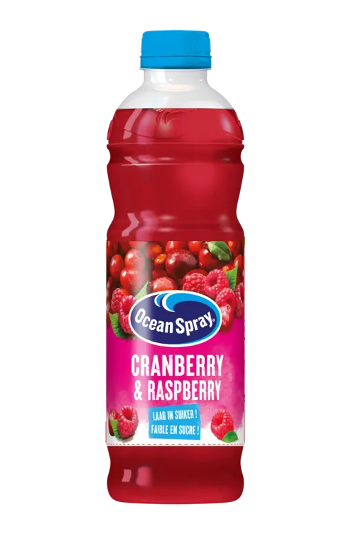 Ocean Spray Vruchtendrank Framboos laag in suiker 1 L