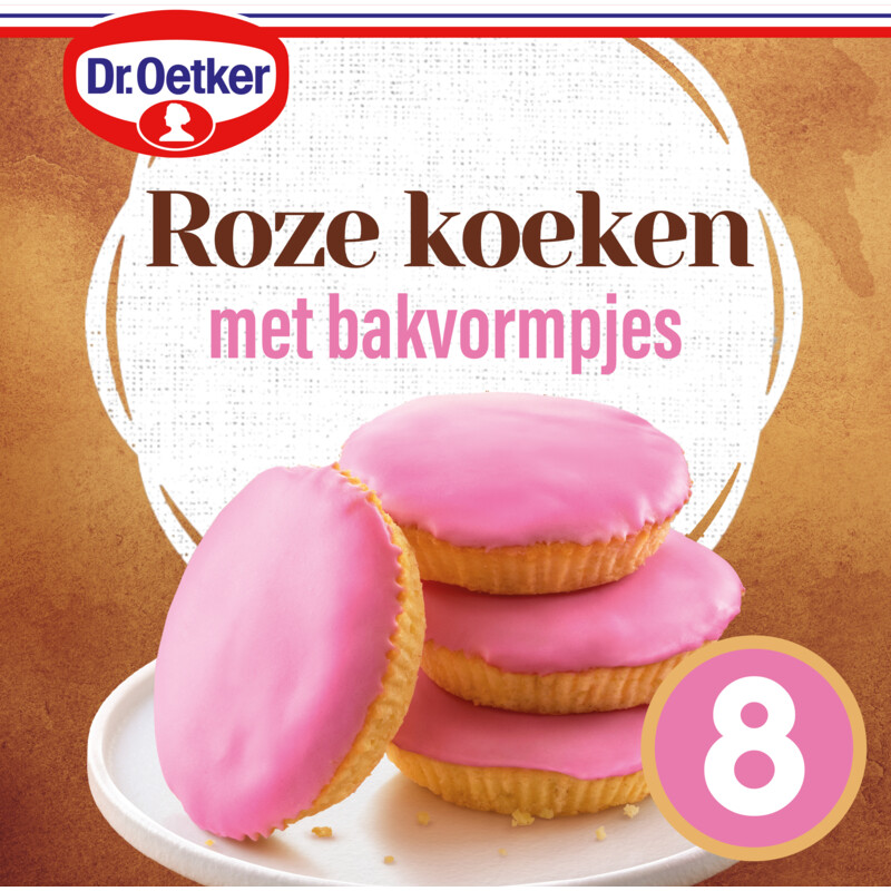 Een afbeelding van Dr. Oetker Roze koeken
