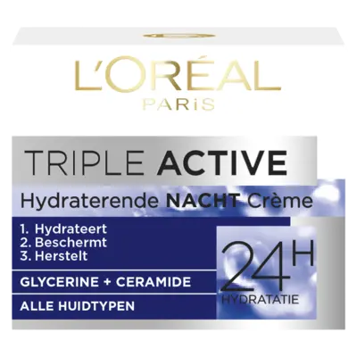 pdp-image-L'Oréal Triple active nachtcrème alle huidtypen