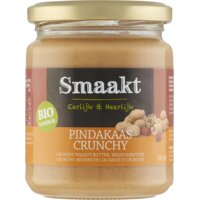 Een afbeelding van Smaakt Pindakaas crunchy biologisch
