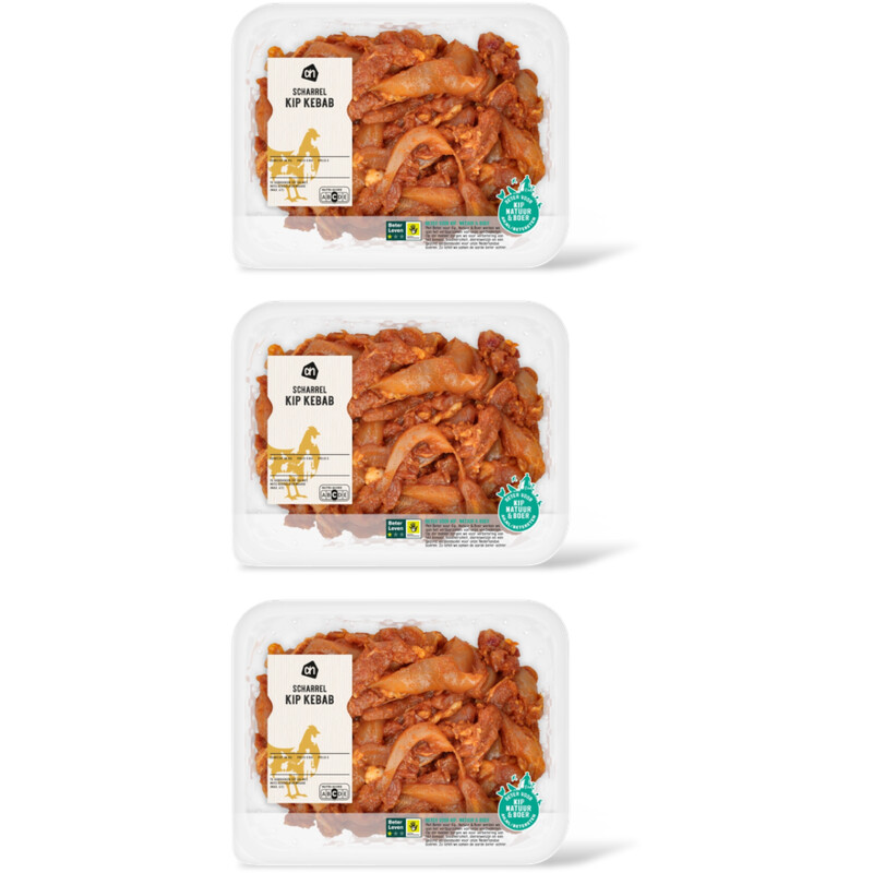 AH Scharrel kip kebab 3-pack