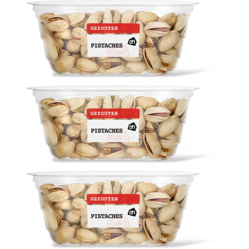 AH Pistachenoten gezouten 3-pack