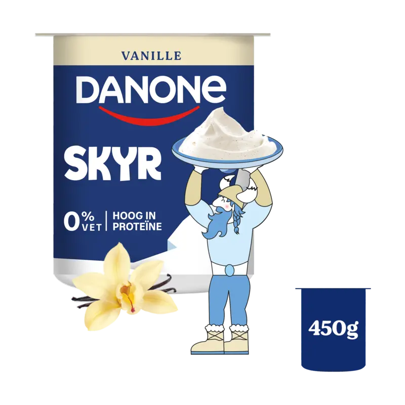 Danone Skyr vanille high protein 0% vet