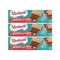 Verkade Nizza kokos melk chocolade 3-pack