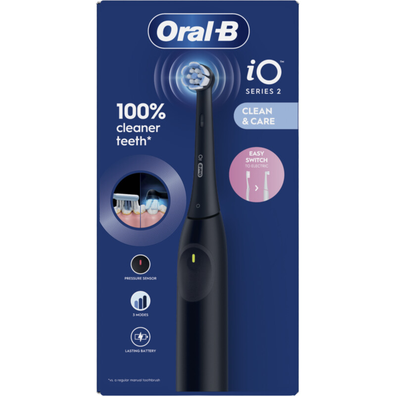 Een afbeelding van Oral-B IO2 zwart elektrische tandenborstel