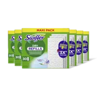 Swiffer Vloerdoekjes droog navulling max pck 6pk