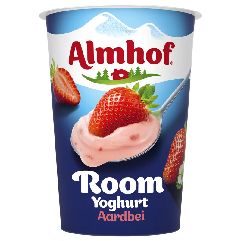 Almhof Roomyoghurt aardbei