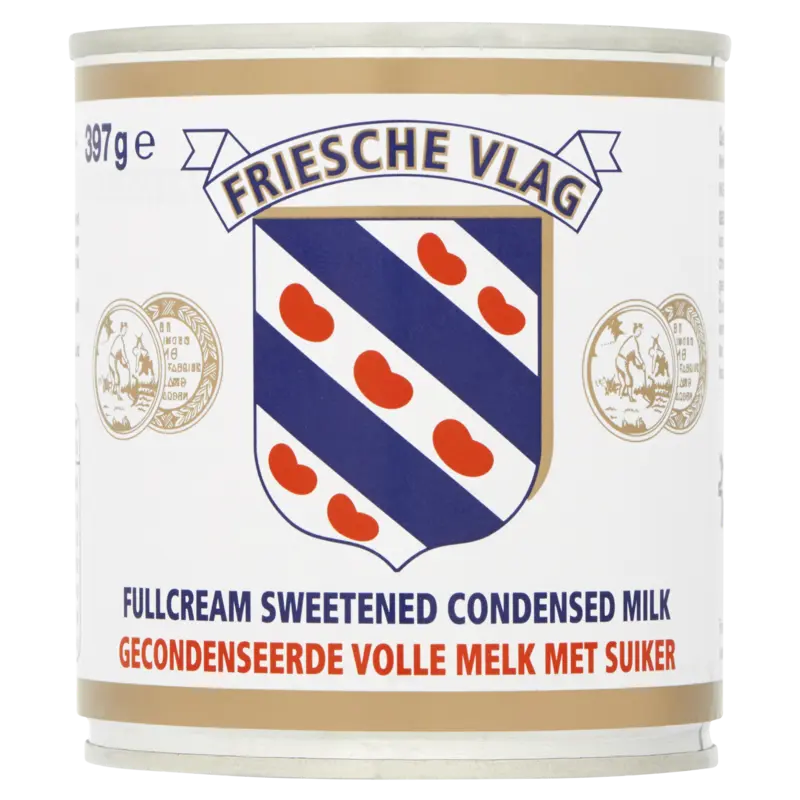 Gecondenseerde volle melk met suiker
