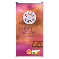 Delicata Reep crispy hazelnut melkchocolade