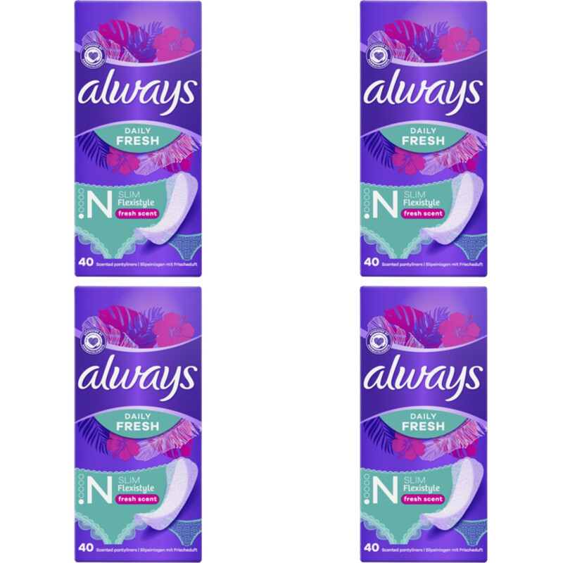Always Fresh slim flexistyl inlegkruisje 4-pack