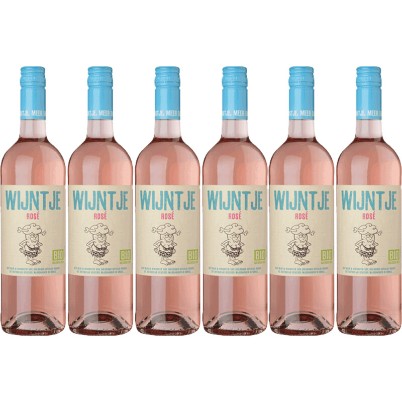 Een afbeelding van Wijntje Rosé bio 6 flessen