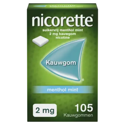 pdp-image-Nicorette Menthol mint 2mg kauwgom nicotine