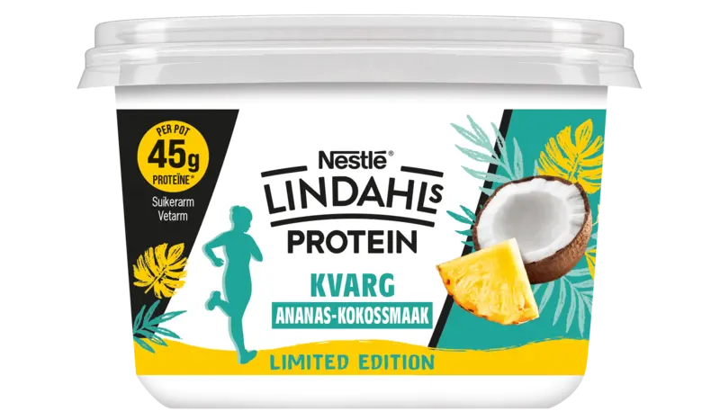 Lindahls Protein kvarg ananas kokosnootsmaak